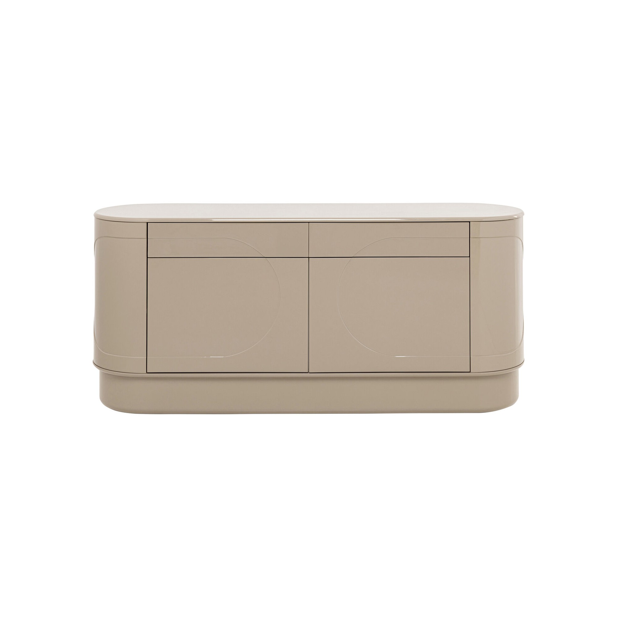 Buffet Groove taupe 160x76cm