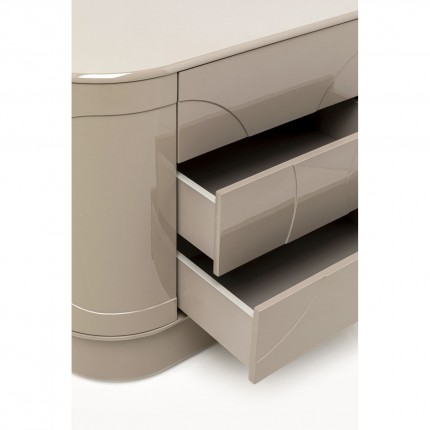 Commode Groove taupe Kare Design