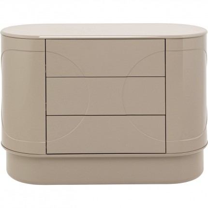 Commode Groove taupe Kare Design