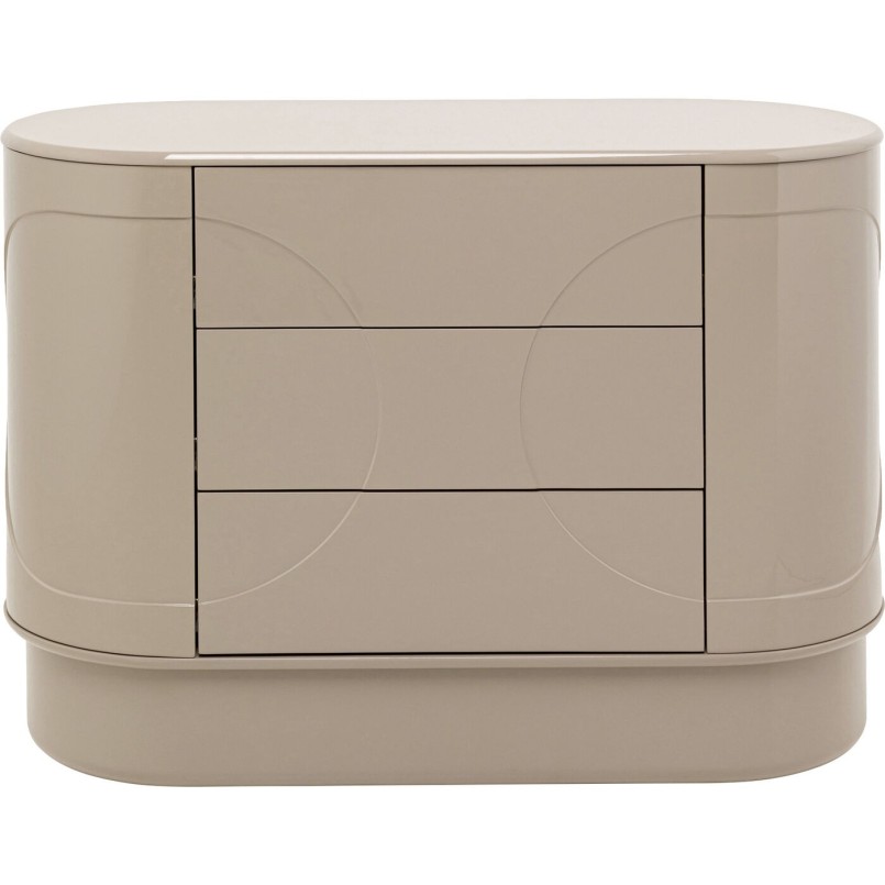 Commode  Groove taupe 100x75cm
