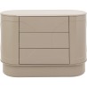 Commode  Groove taupe 100x75cm