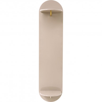 Wand Kapstok Groove taupe Kare Design