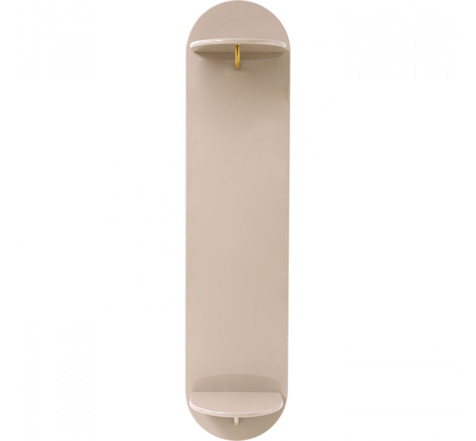 Wand Kapstok Groove taupe Kare Design