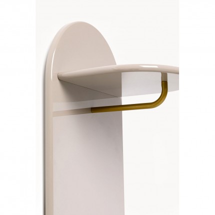 Wand Kapstok Groove taupe Kare Design