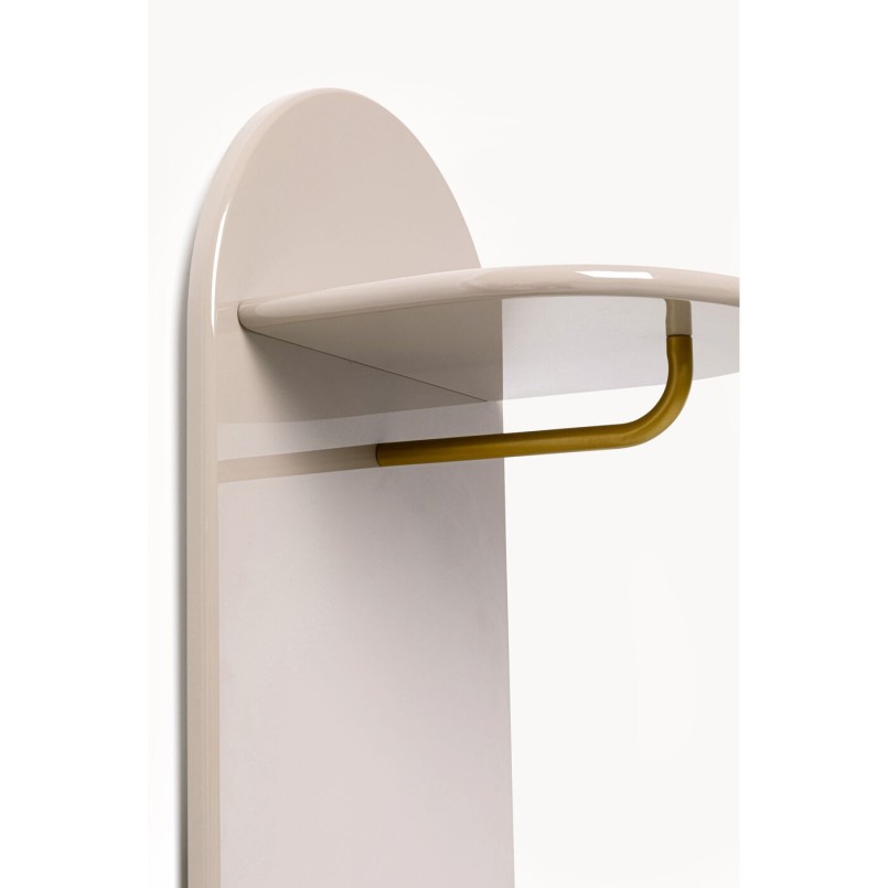 Garderobe murale Groove  taupe 40x170cm