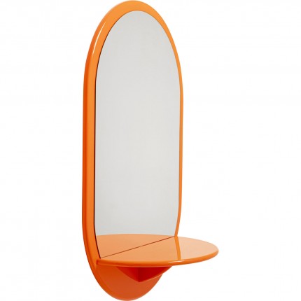 Wall Mirror Groove 110x70cm orange Kare Design