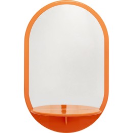 Miroir mural Groove orange 70x110cm