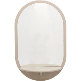 Miroir mural Groove taupe 70x110cm
