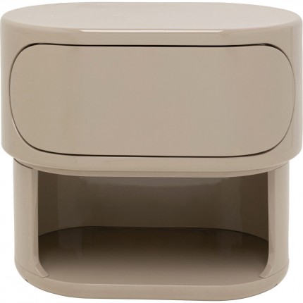 Nachtkastje Groove taupe Kare Design