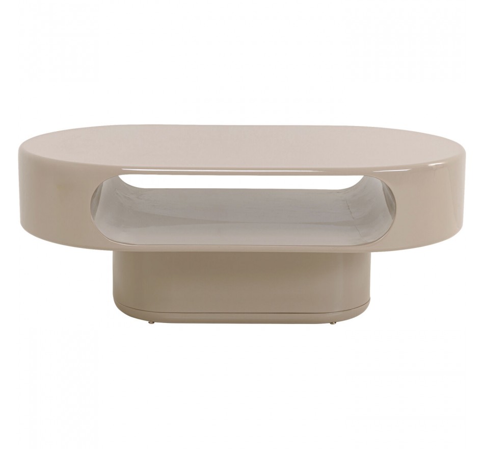 Salontafel Groove taupe 100x60cm Kare Design