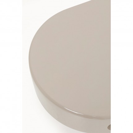 Coffee Table Groove taupe 100x60cm Kare Design