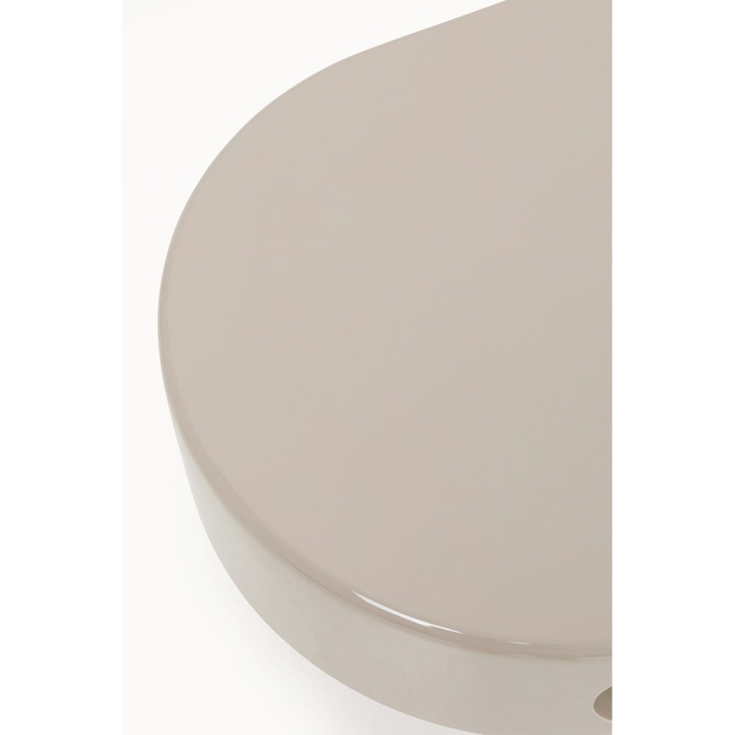 Table basse Groove taupe 60x100cm