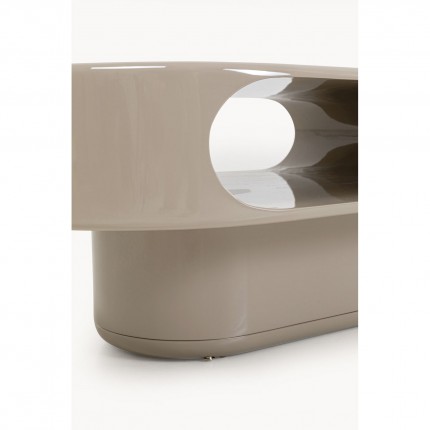 Salontafel Groove taupe 100x60cm Kare Design
