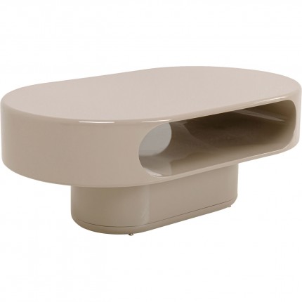 Salontafel Groove taupe 100x60cm Kare Design