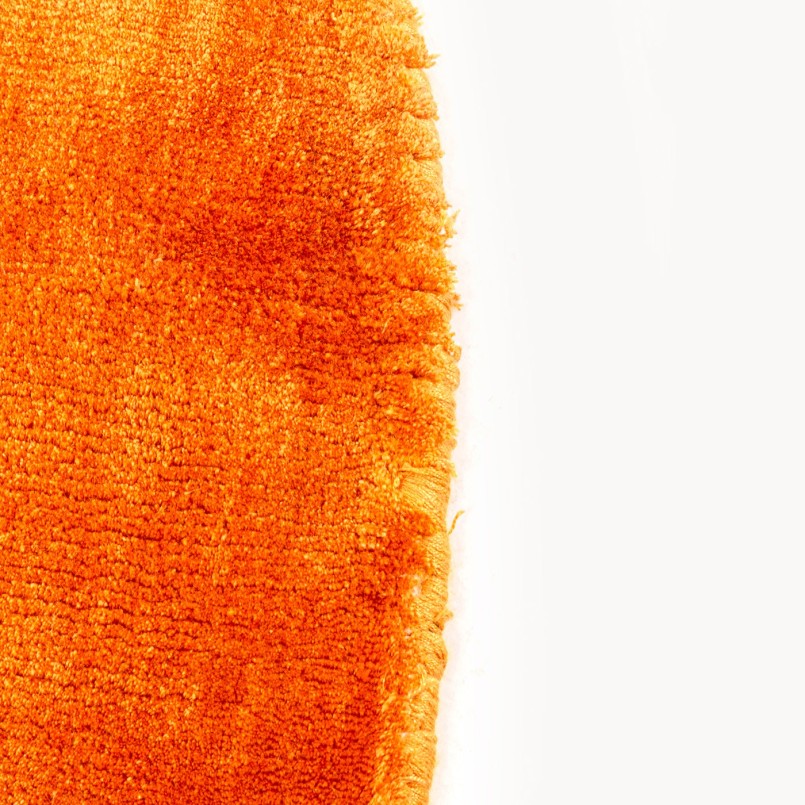 Tapis orange rond - Cosy - Kare Design