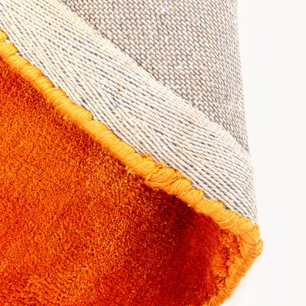 Vloerkleed Cosy Ø200cm oranje Kare Design