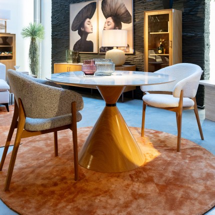 Carpet Cosy Ø200cm orange Kare Design