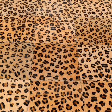 Tapis carrés léopard Kare Design