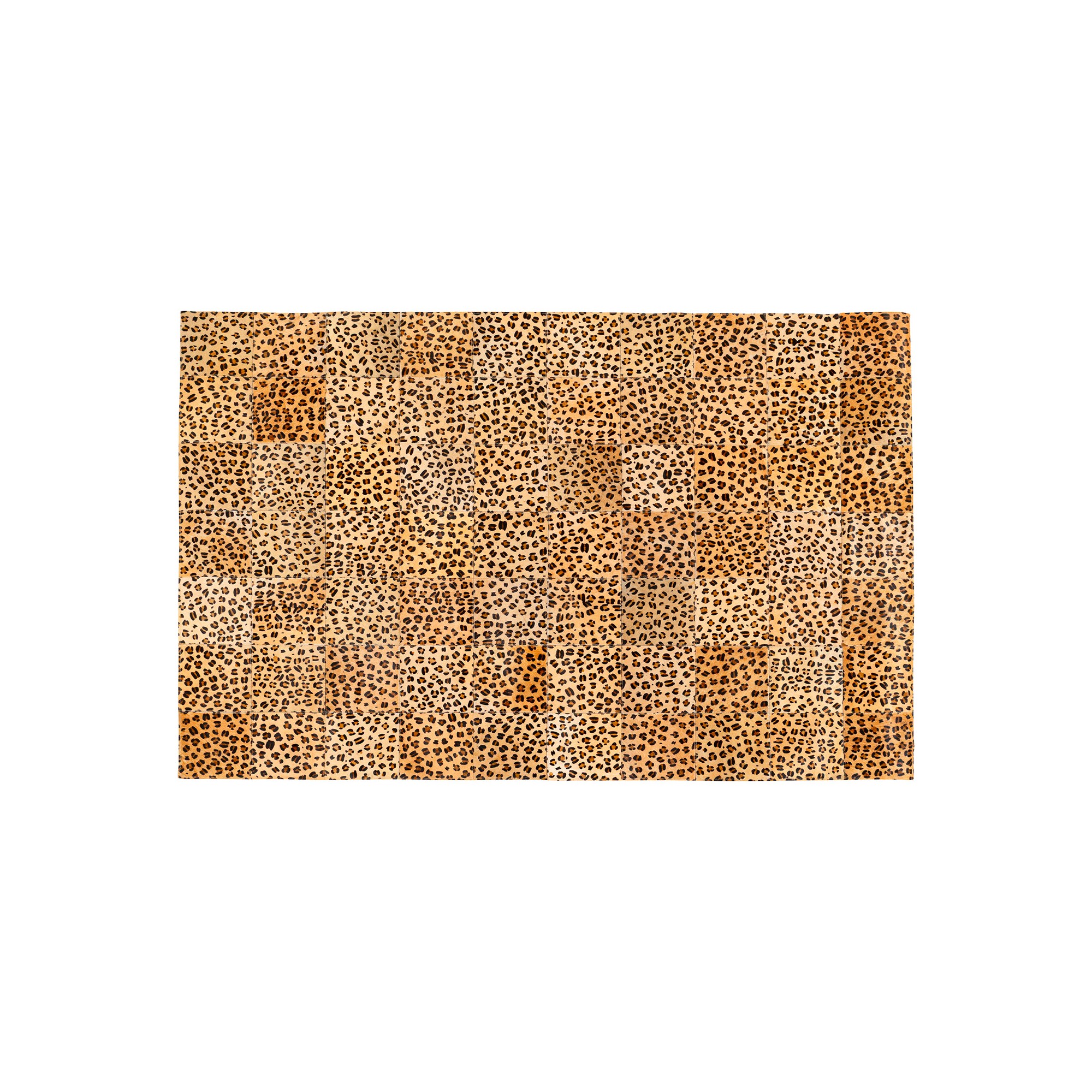 Vloerkleed luipaard vierkanten Kare Design