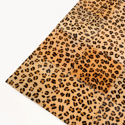 Vloerkleed luipaard vierkanten Kare Design