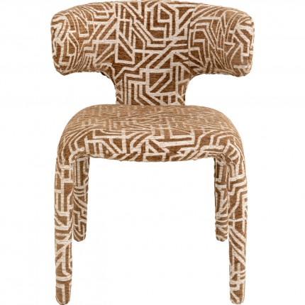 Stoel Tobi Maze bruin Kare Design