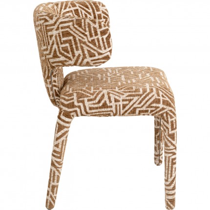 Stoel Tobi Maze bruin Kare Design