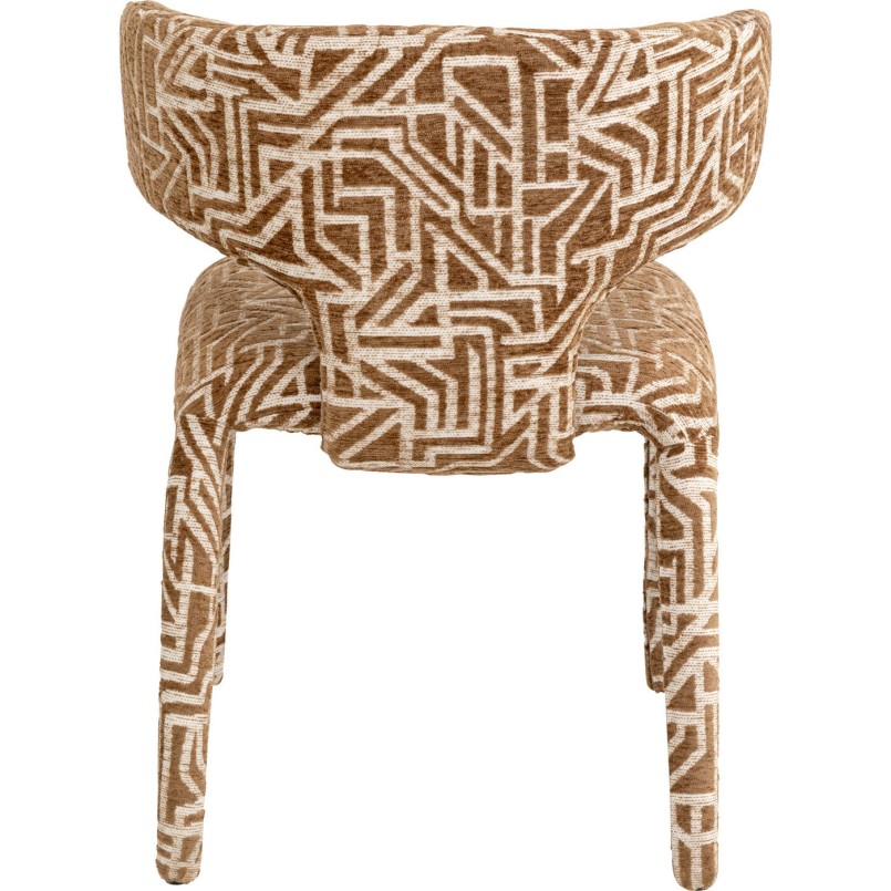 Chaise Tobi Maze marron
