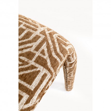 Chair Tobi Maze brown Kare Design