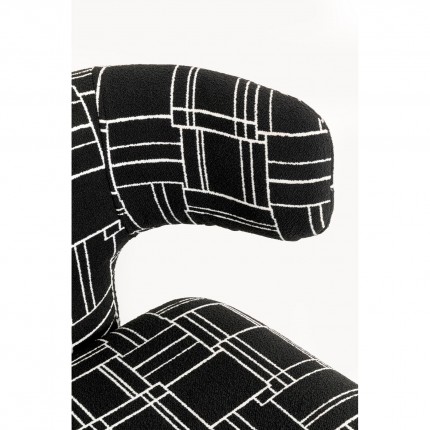 Chaise Tobi Trio noire Kare Design