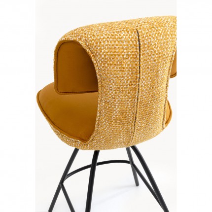 Tabouret de bar Helli ocre Kare Design