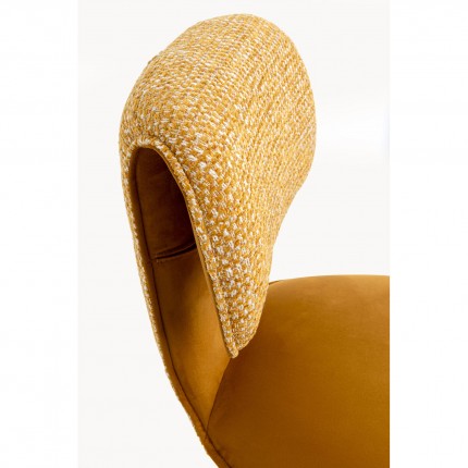 Tabouret de bar Helli ocre Kare Design