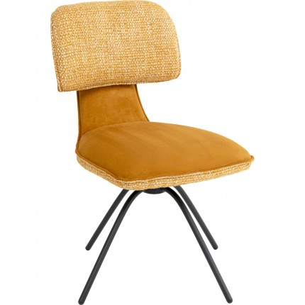 Draaistoel Helli oker Kare Design