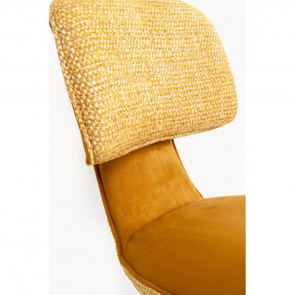 Draaistoel Helli oker Kare Design