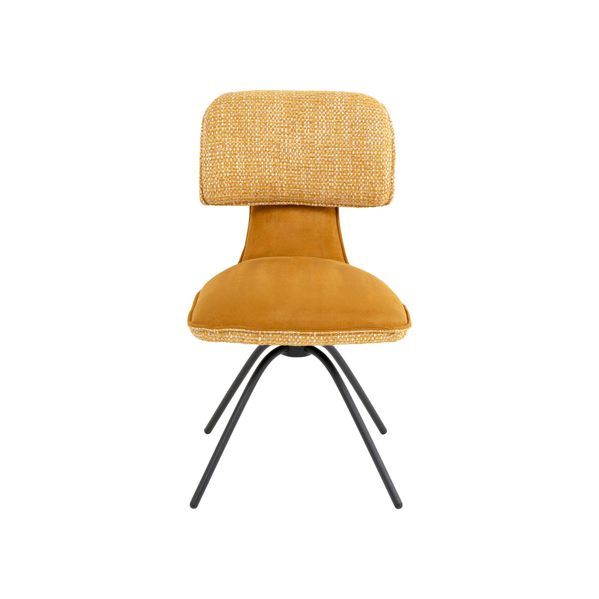 Chaise pivotante  Helli jaune