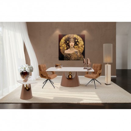 Chaise avec accoudoirs pivotante Sandro Kare Design