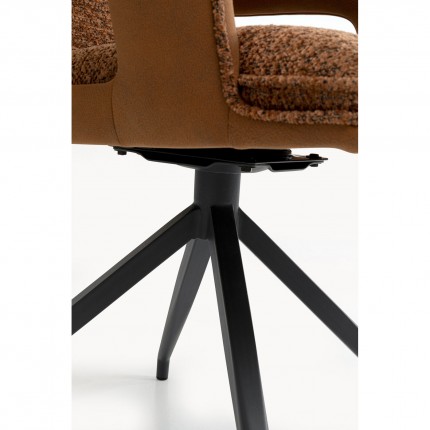 Chaise avec accoudoirs pivotante Sandro Kare Design