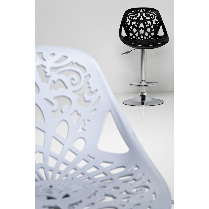 Tabouret de Bar Ornament blanc Kare Design 