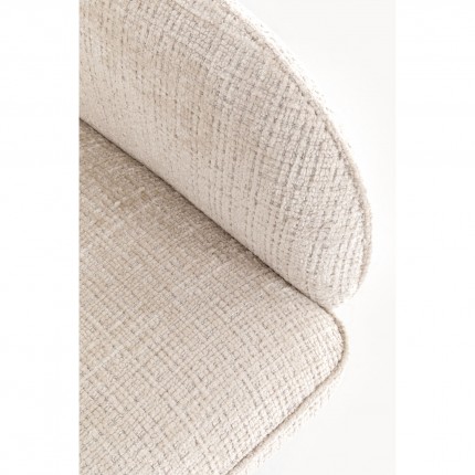 Draaistoel met armleuningen Tabea beige Kare Design