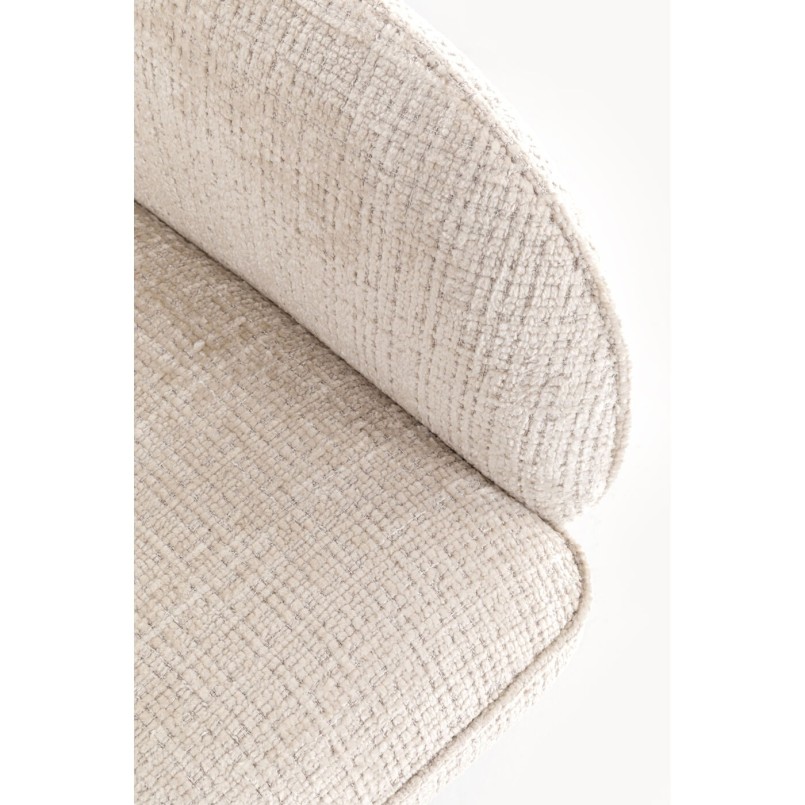 Chaise pivotante Tabea beige