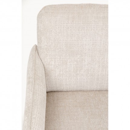 Draaistoel met armleuningen Tabea beige Kare Design