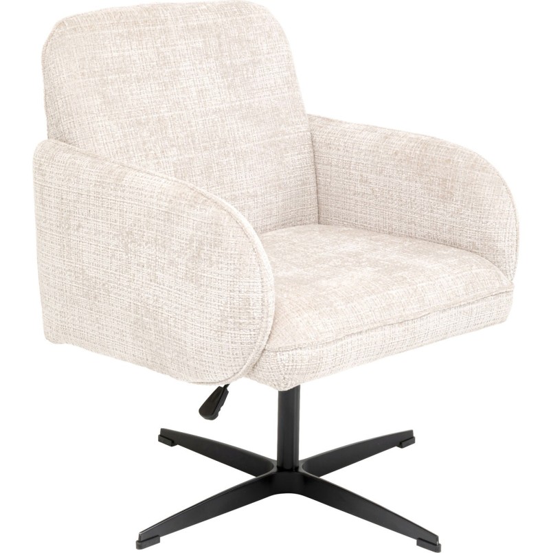 Chaise pivotante Tabea beige