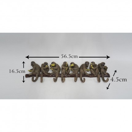 Wall Wardrobe monkeys bananas 57cm Kare Design