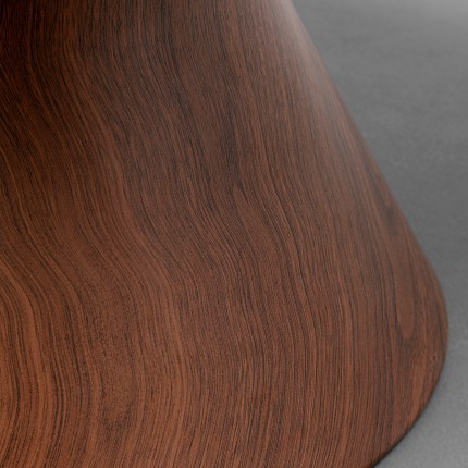 Salontafel Cono Travertino Ø70cm walnoot Kare Design
