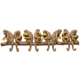 Wand Kapstok apen bananen 57cm Kare Design