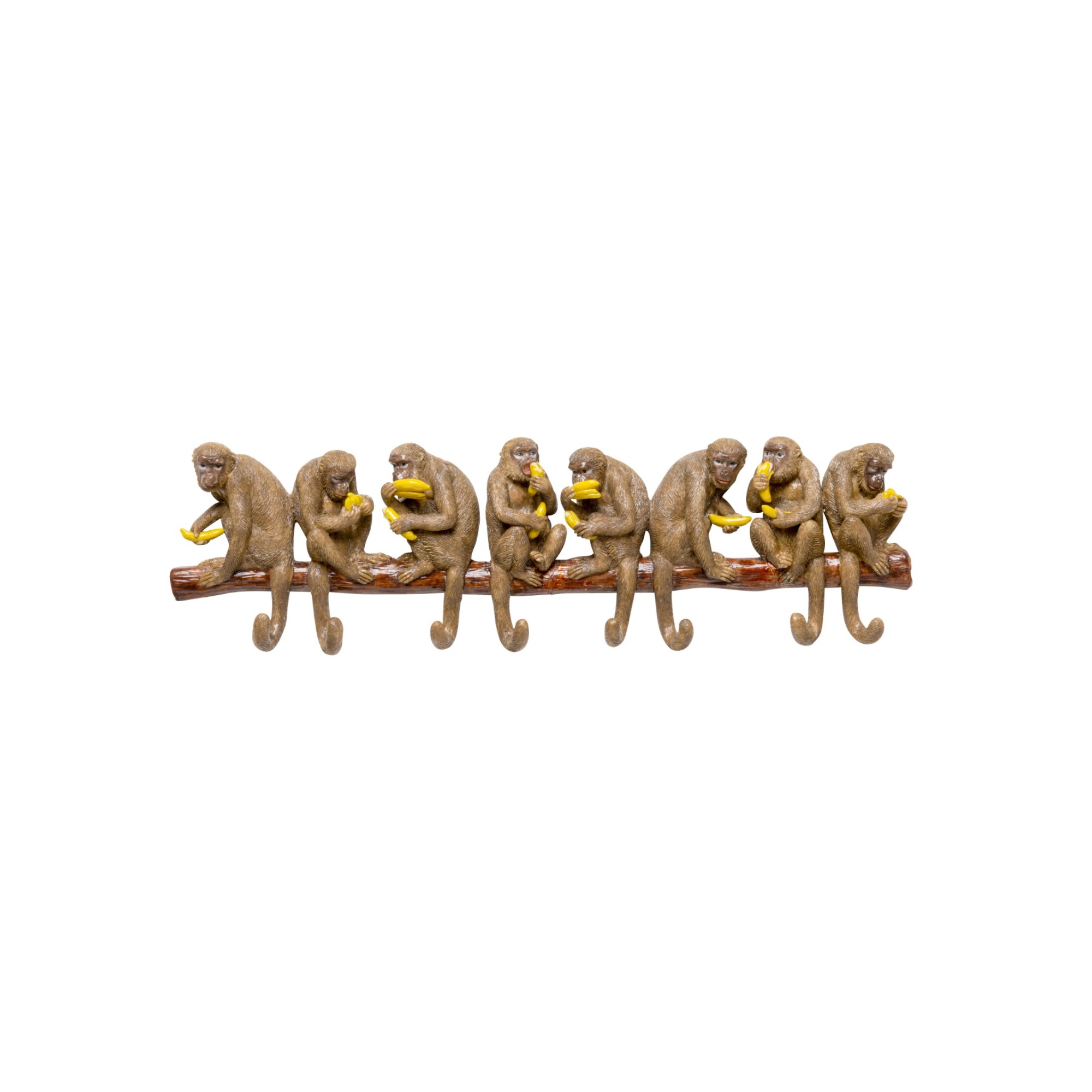 Wand Kapstok apen bananen 57cm Kare Design