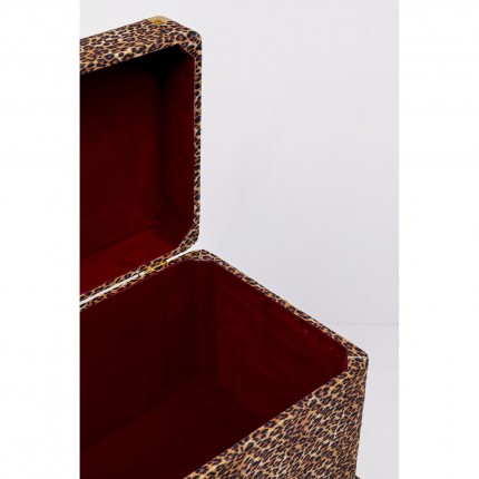 Trunk Wild Animal leopard (3/Set) Kare Design