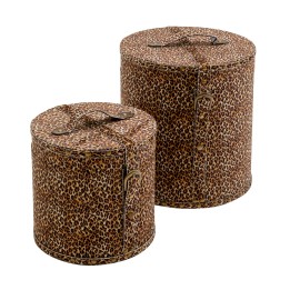 Opberger Wild Animal luipaard (2/Set) Kare Design