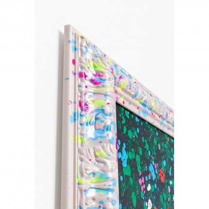 Tableau Frame marché aux fleurs flottant 150x100cm Kare Design