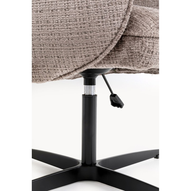 Chaise pivotante Tabea marron