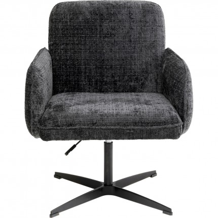Draaistoel met armleuningen Tabea grijs Kare Design